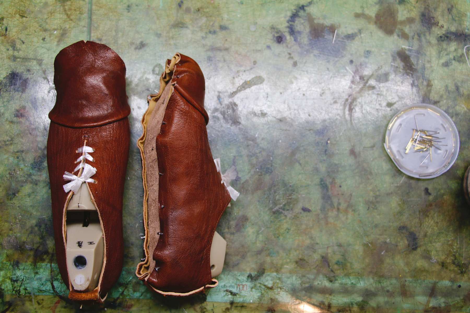 こうべくつ家の靴づくり教室|生徒作成の革靴